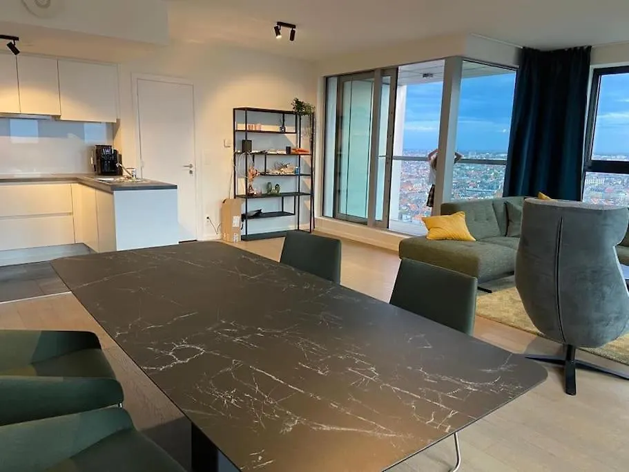 Appartamento Uniek Appartement - Mooiste En Hoogste Uitzicht Op Antwerpen! - Incl Gratis Parking Belgio